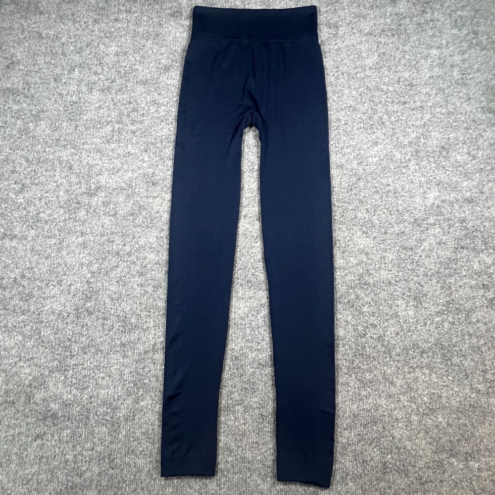 Fashion Nova Smooth Operator Leggings Womens XL/1X Navy Blue Super Stretch Gym